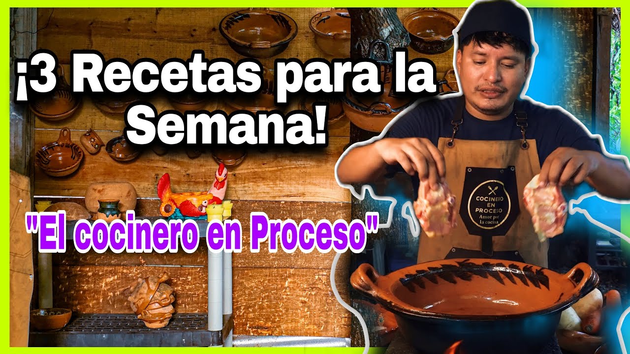 &iquest;SIN IDEAS PARA LA COMIDA? Tres Recetas ECON&Oacute;MICAS, Rendidoras y DELICIOSAS | El cocinero en Proceso
