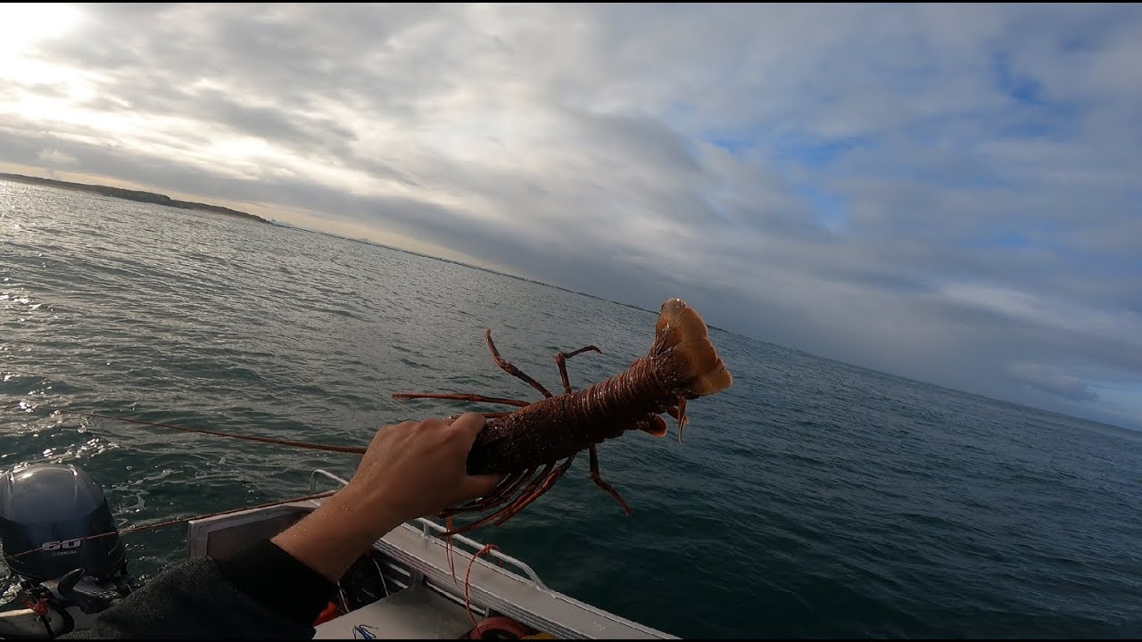Checking the craypots and a spot of fishing out of Rockingham.