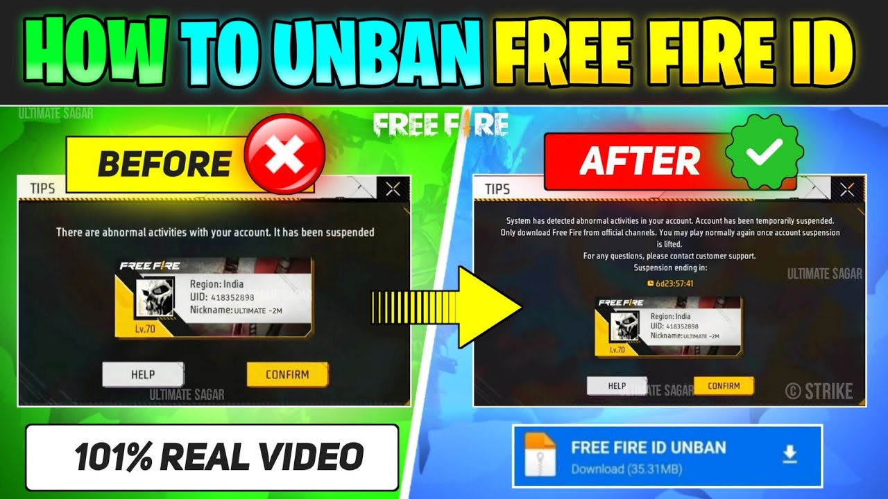 How To Unban Free Fire Id || Free Fire Id Unban || Free Fire Id Unban Kaise Kare || FF Id Unban