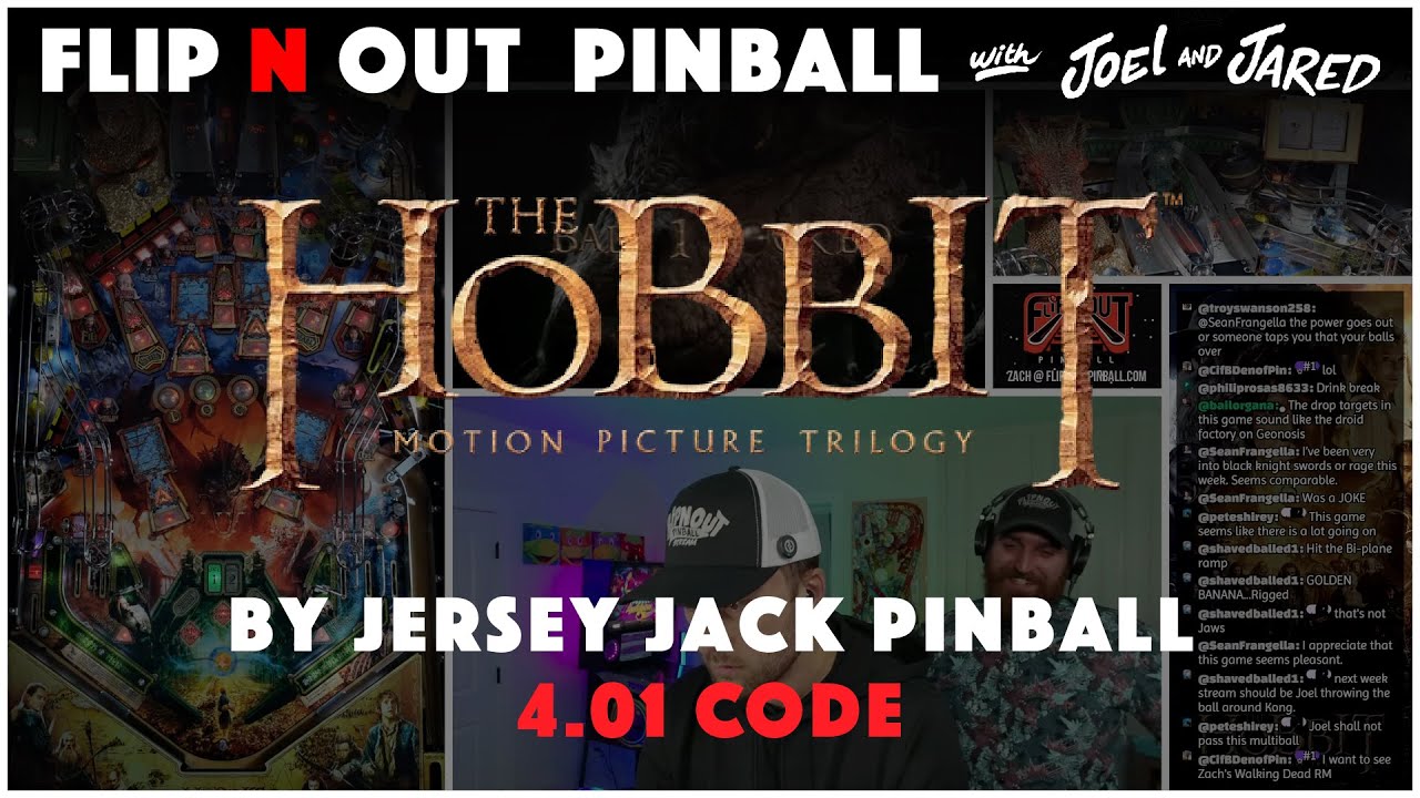 🔴LIVE - The Hobbit by Jersey Jack Pinball!