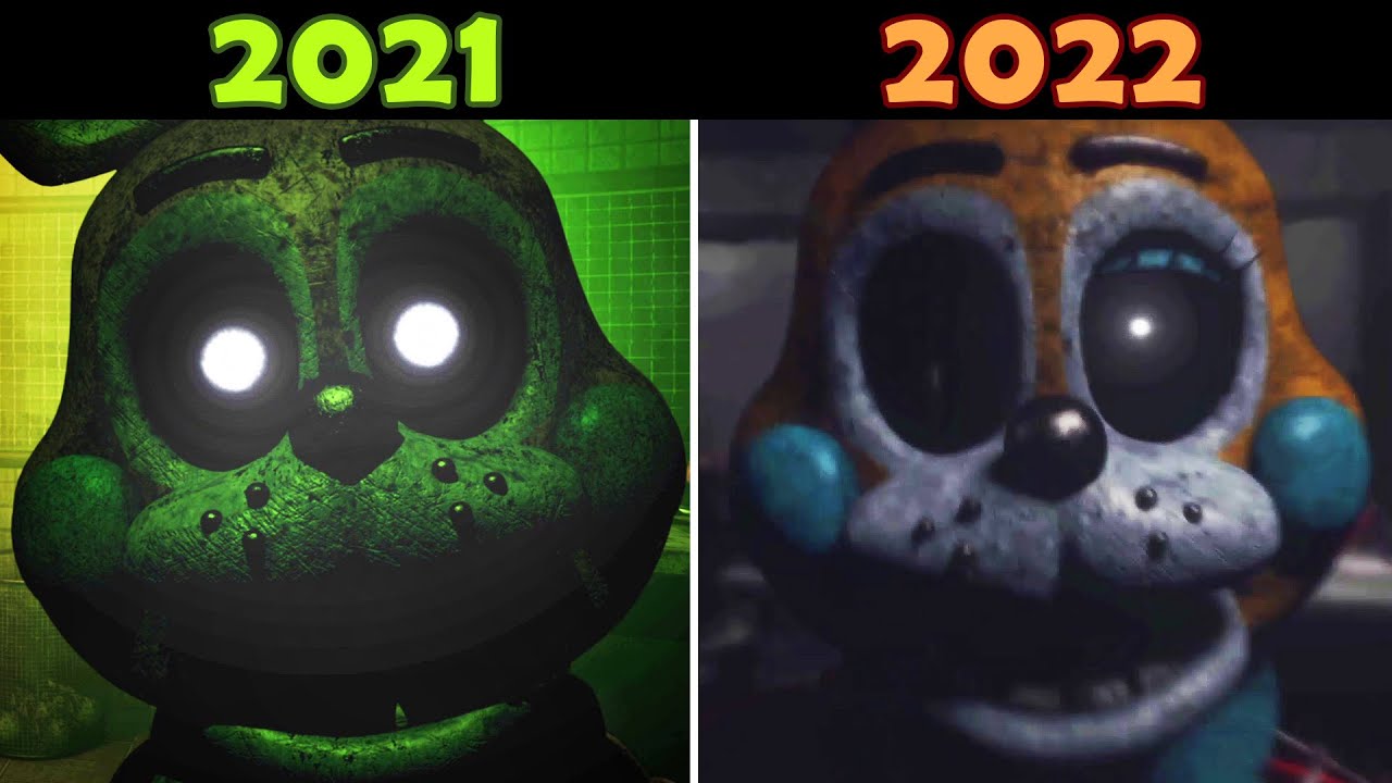 One Night at Springtrap's - 2021 vs 2022 Jumpscares Comparison