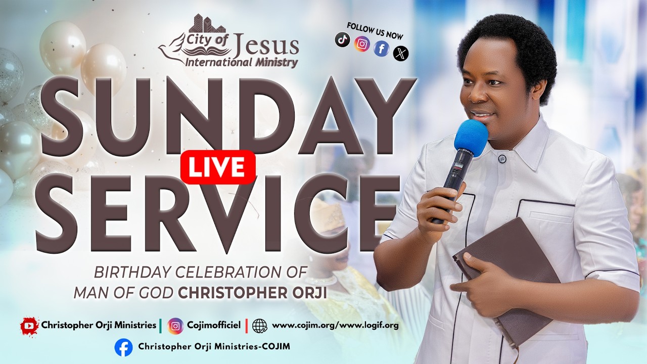 COJIM Sunday Live 🔴 Service With God, Jesus Christ And The Holy Spirit #cojim 15-3-2026