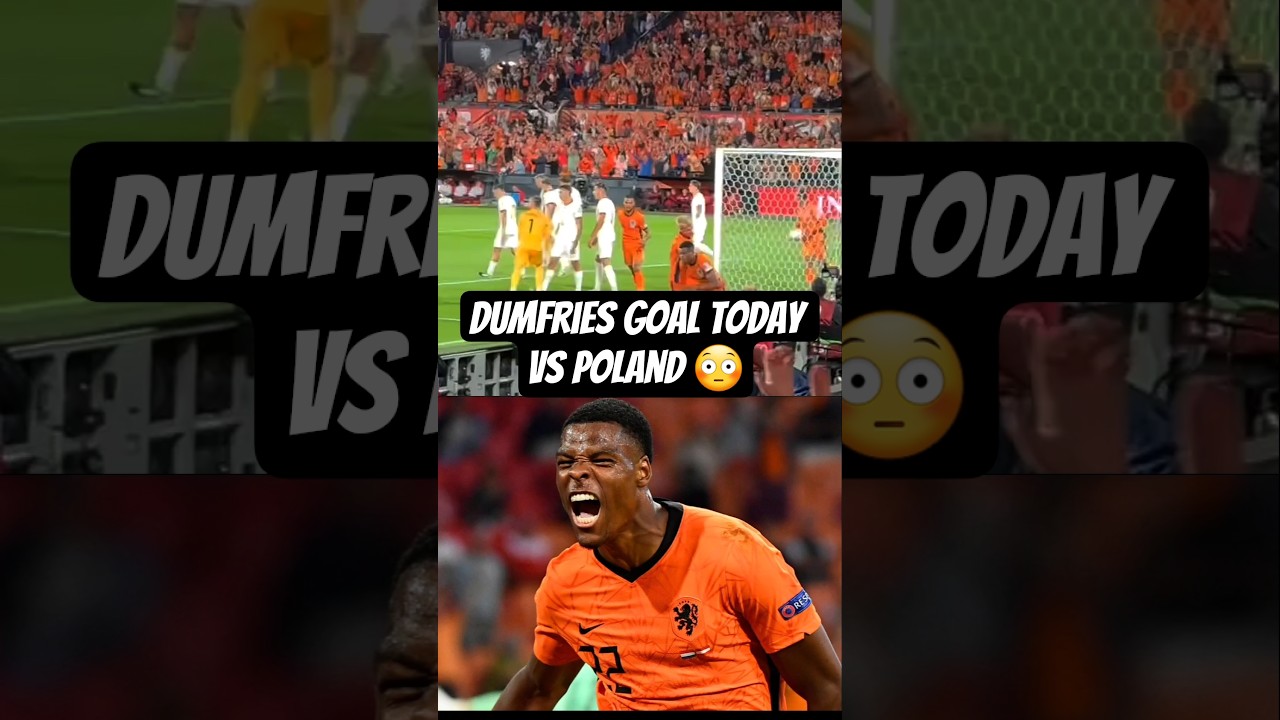 Netherlands vs Poland World Cup qualifiers highlight #football #netherlands #poland #dumfries