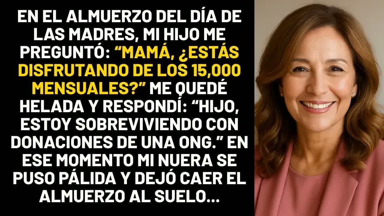 En el almuerzo del Día de las Madres, mi hijo me preguntó： “Mamá, ¿estás disfrutando de los 15,0
