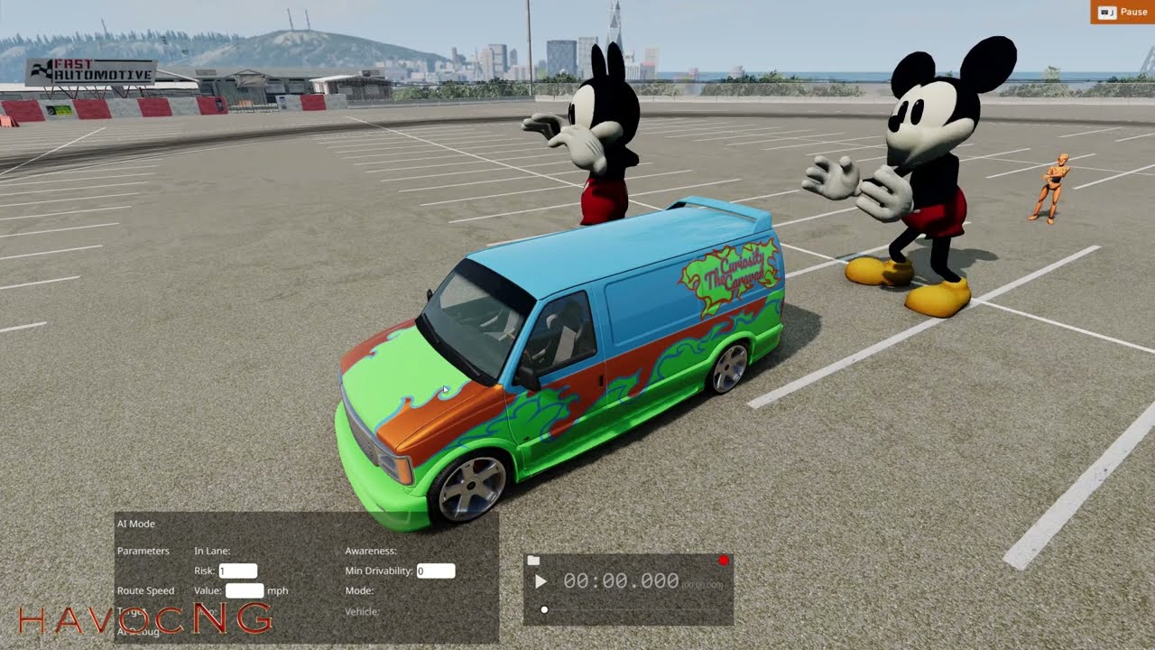 BeamNG - How to import Mickey Mouse as a .fbx from Blender to BeamNG