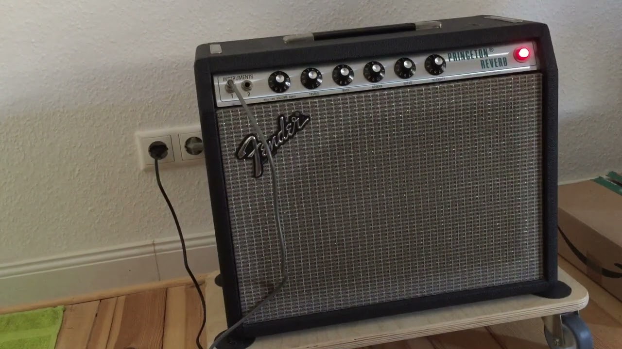 Vintage 1978 Silverface Fender Princeton Reverb