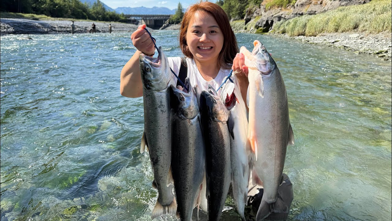Float Fishing For Coho Salmon At Birds Creek Alaska | We Limited Out | 