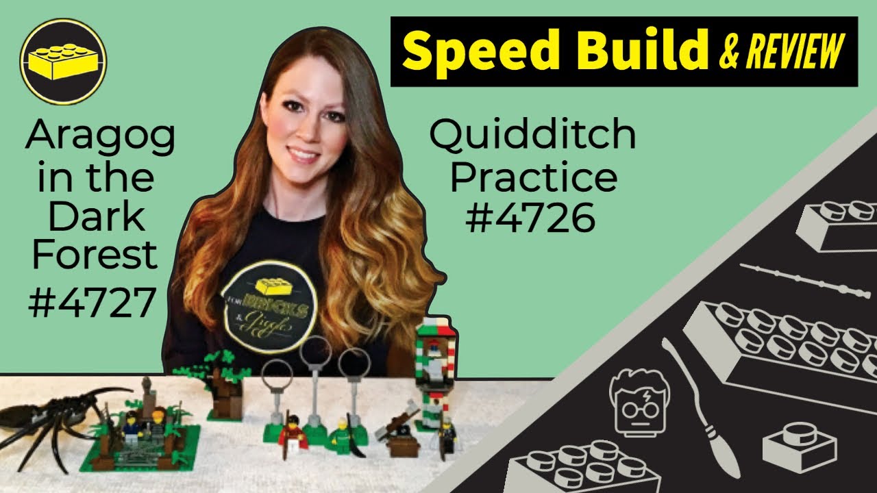 LEGO® Harry Potter Review and Speed Builds: 4726 Quidditch Practice & 4727 Aragog in the Dark Forest