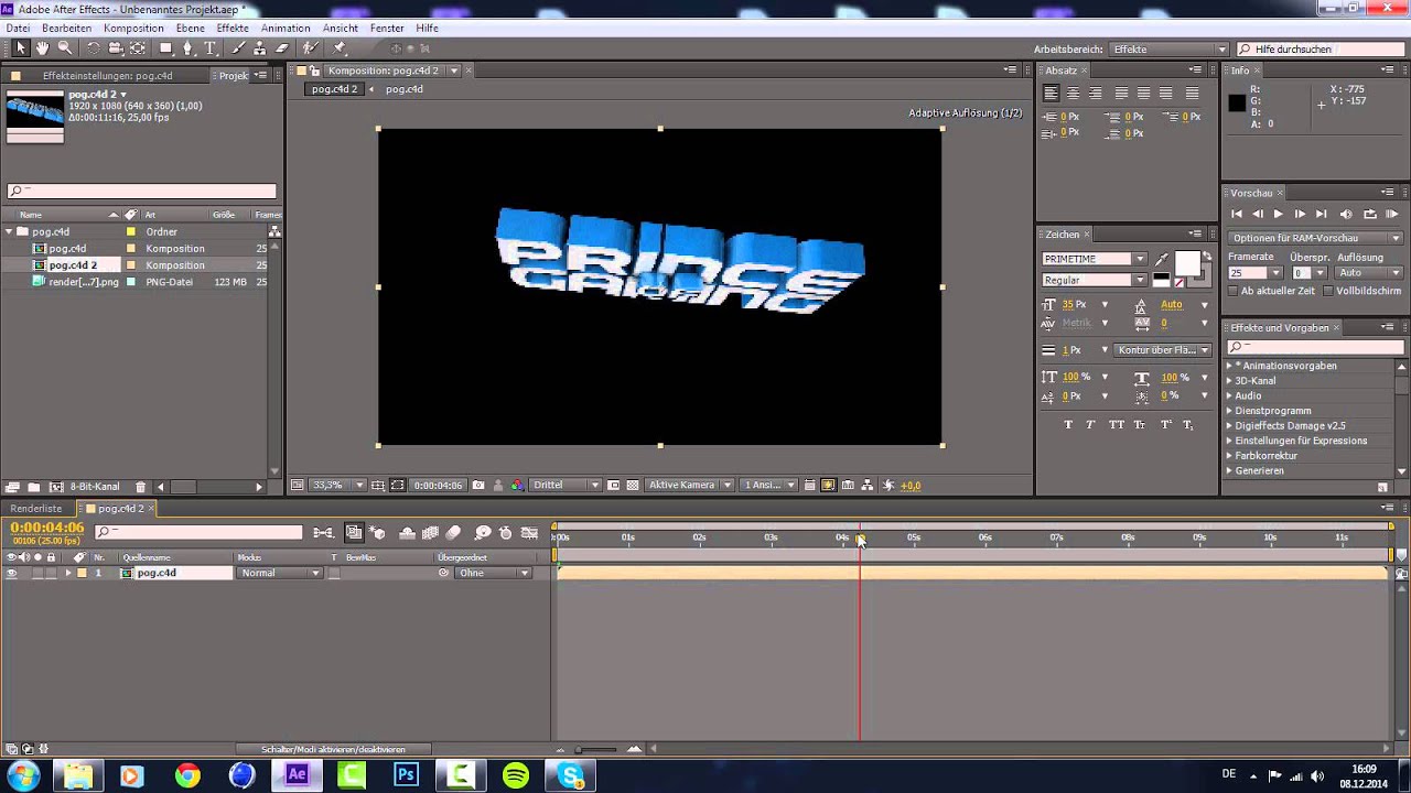 Tutorial: 3D Kamerafahrt in After Effects erstellen