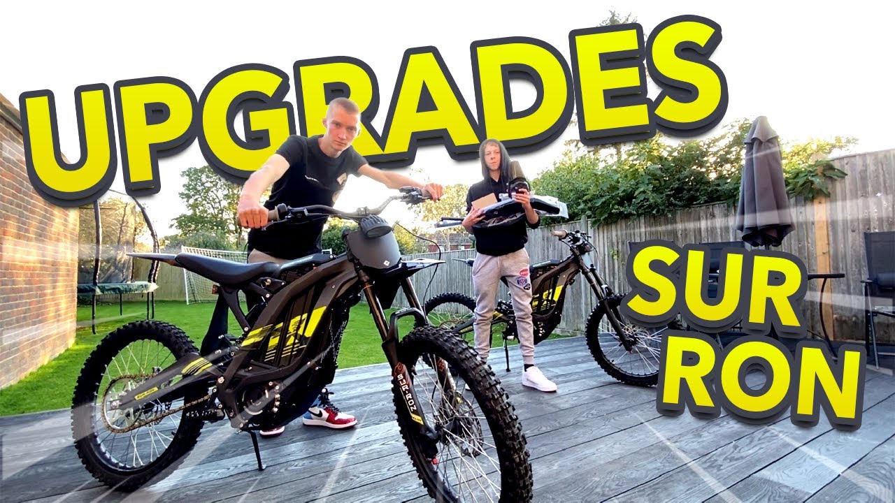 UPGRADING Our 2021 Sur Rons *NEW PARTS* Electric DirtBikes
