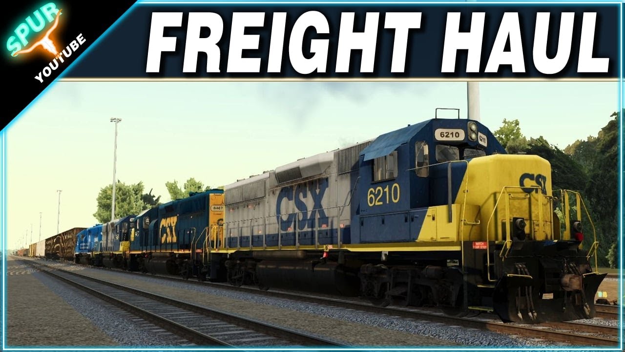 Feeder Freight Journey Long Haul in Run 8 Train Simulator | Raildriver