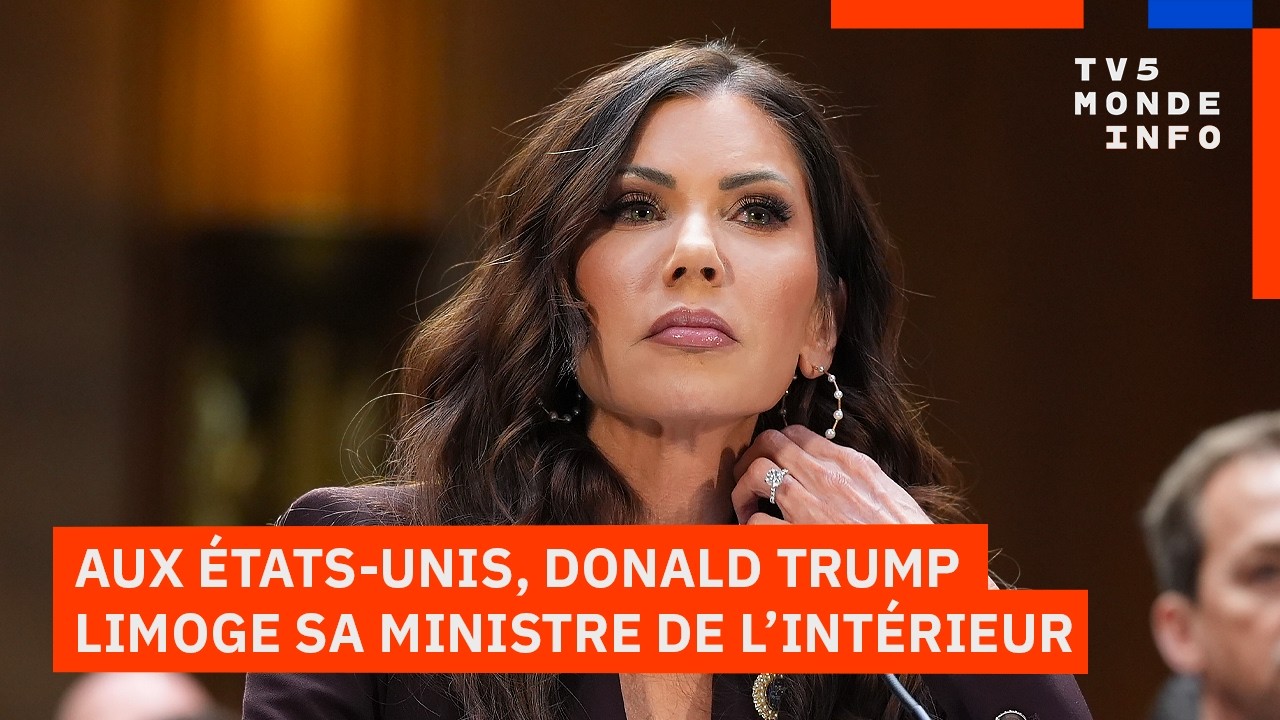 États-Unis : Donald Trump limoge sa ministre de l'Intérieur Kristi Noem