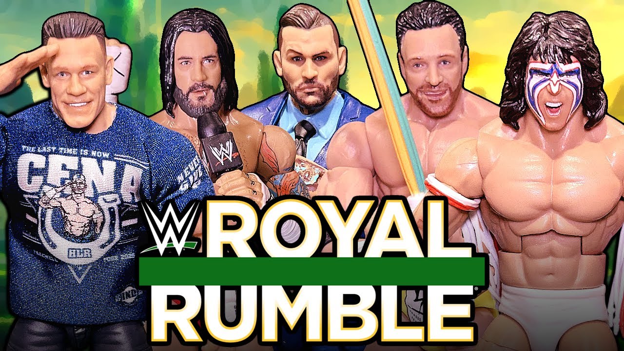 WWE ROYAL RUMBLE 2026 LA Knight CM Punk John Cena Ultimate Warrior Corey Graves Mattel Elite Review