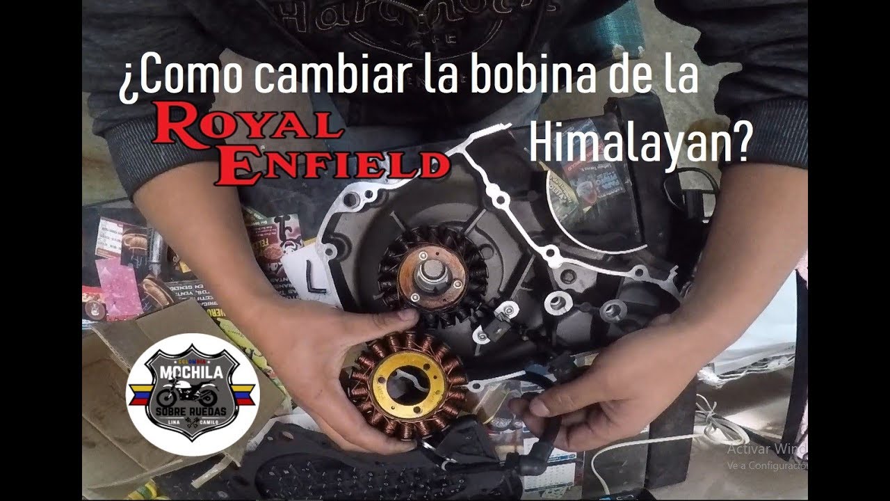 Como cambiar la bobina de la Royal Enfield Himalayan?