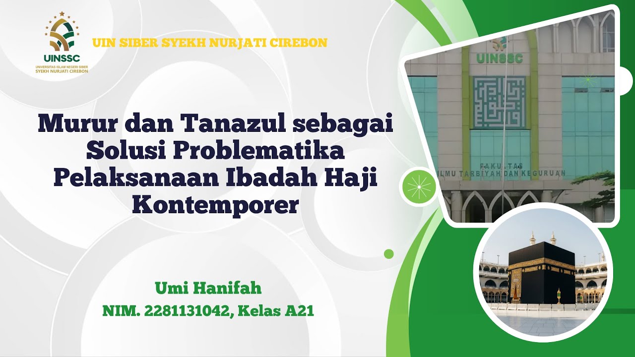 Murur dan Tanazul sebagai Solusi Problematika Pelaksanaan Ibadah Haji Kontemporer