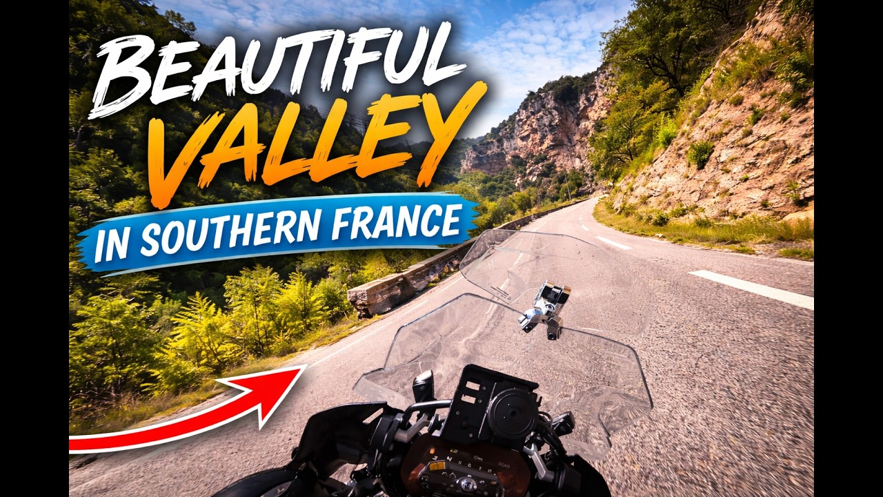 BMW R1250GS Beautiful Valley Ride in Southern France 🇫🇷 | Epic Motorcycle Road