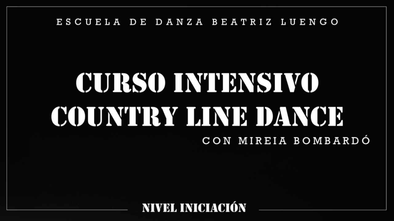 Curso Intensivo country line dance INICIACIÓN | julio 2024