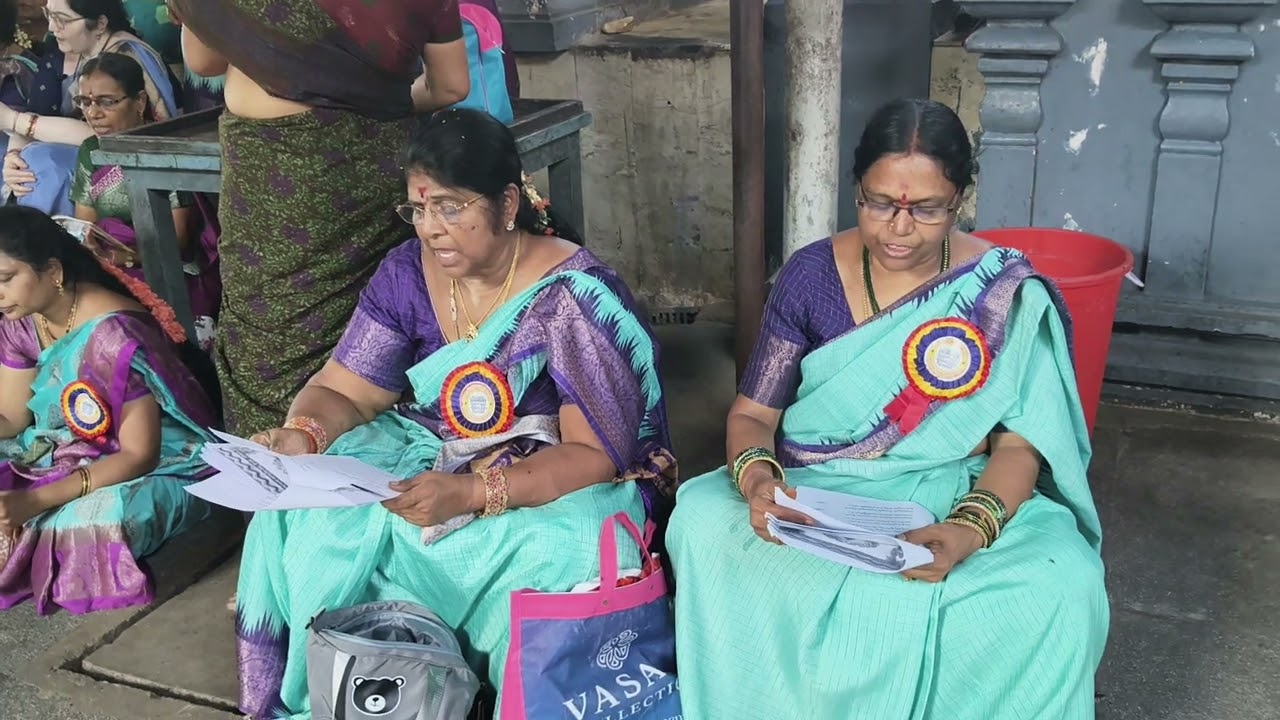లక్ష్మీ సహస్రనామ స్తోత్ర పారాయణం నెల్లూరు పెంచలకోన పెనుశిల లక్ష్మీనరసింహస్వామి టెంపుల్ లో 