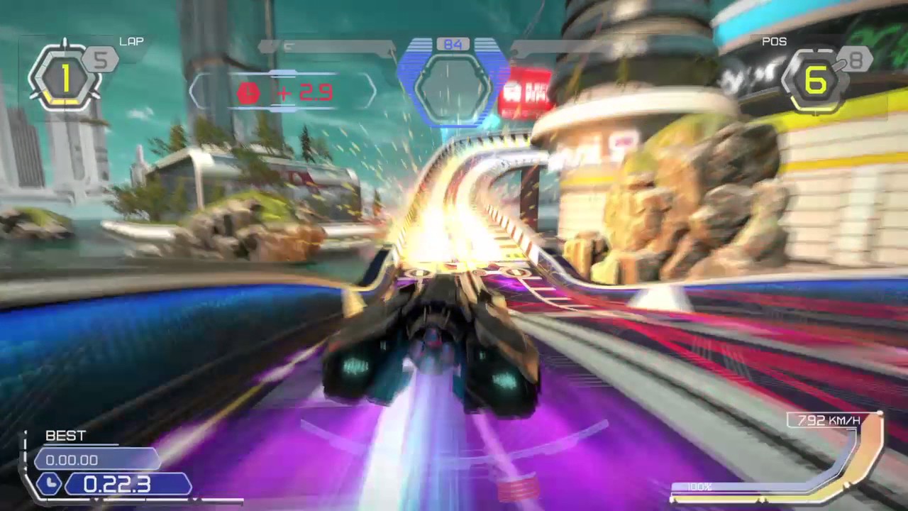 WipEout Omega - Tigron K-VSR gameplay