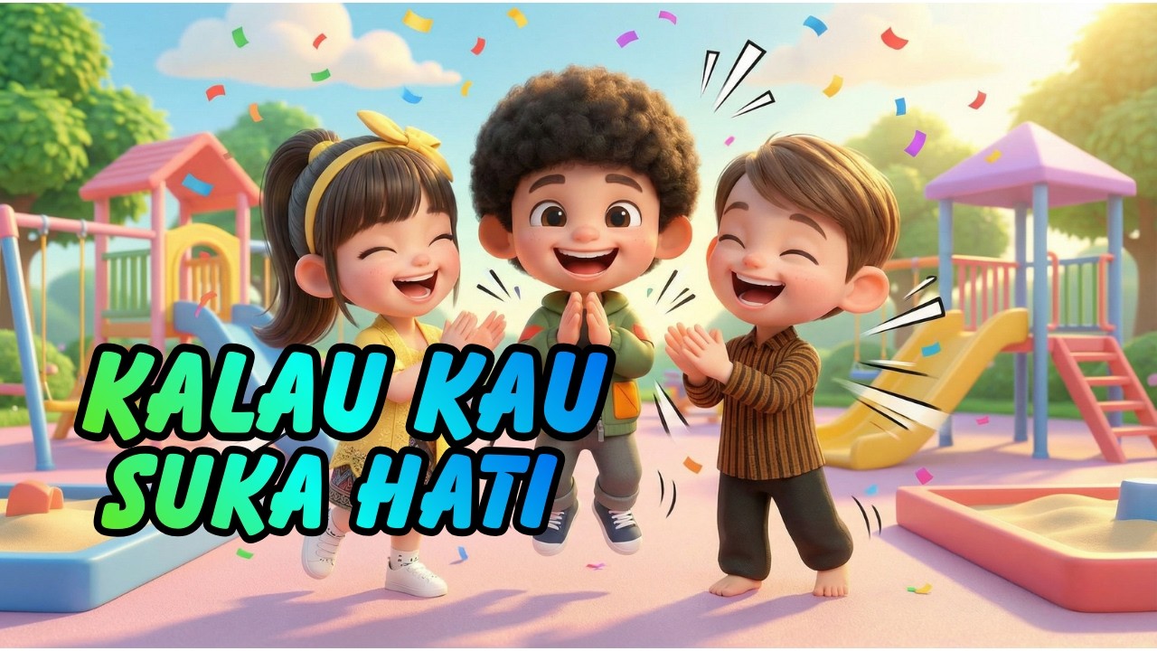 Kalau Kau Suka Hati | Lagu Anak Indonesia | Lagu anak anak | Tepuk Tangan, Hentak Kaki & Lompat