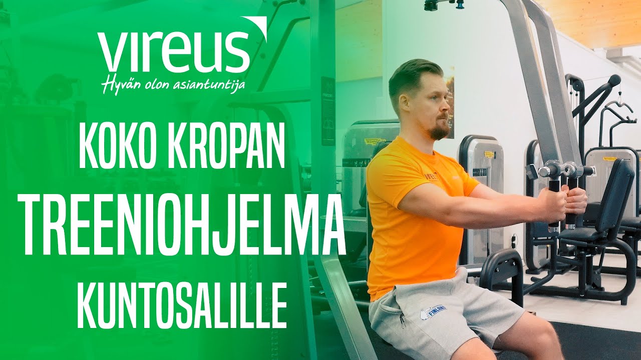 Tehokas koko kropan treeniohjelma kuntosalille