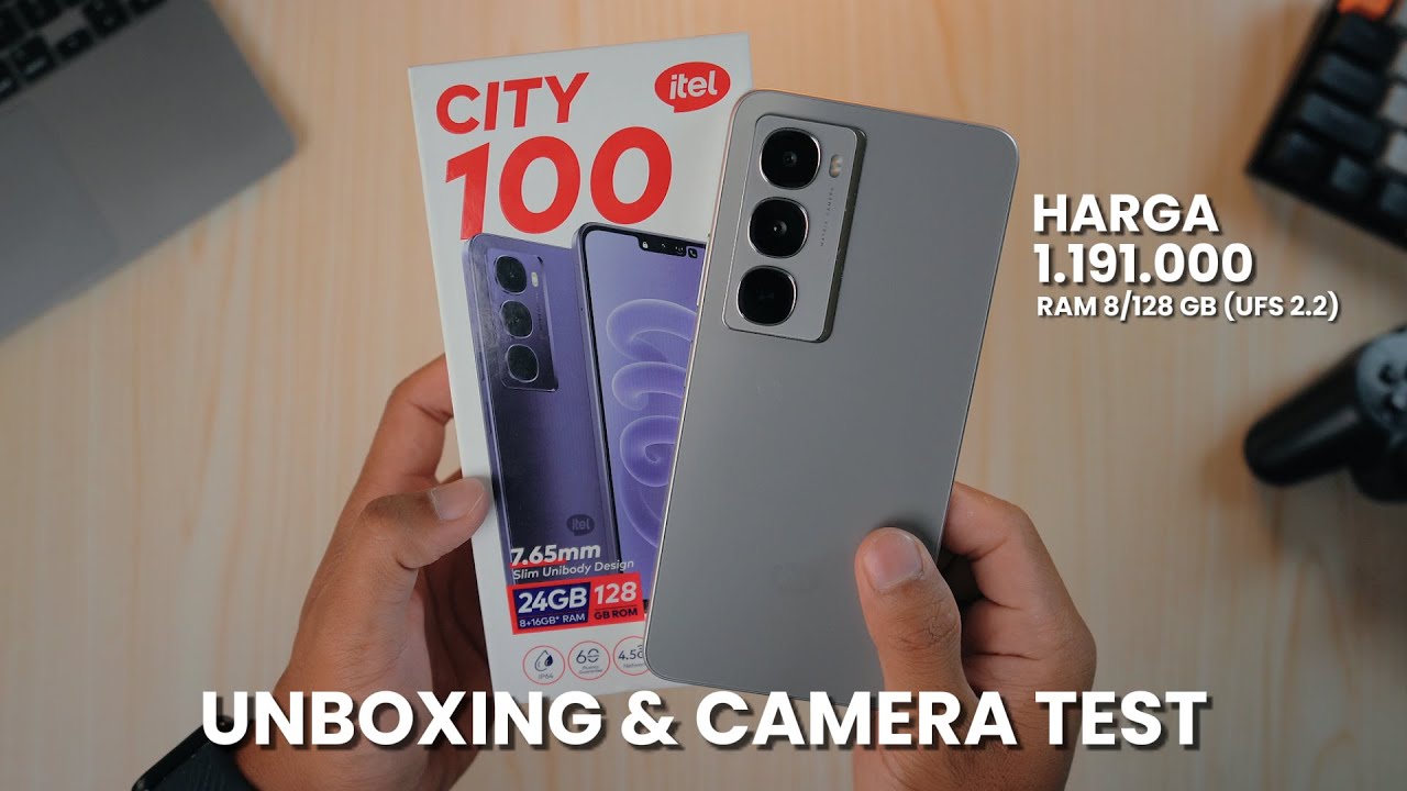 TURUN HARGA!! itel City 100 Unboxing & Camera Test