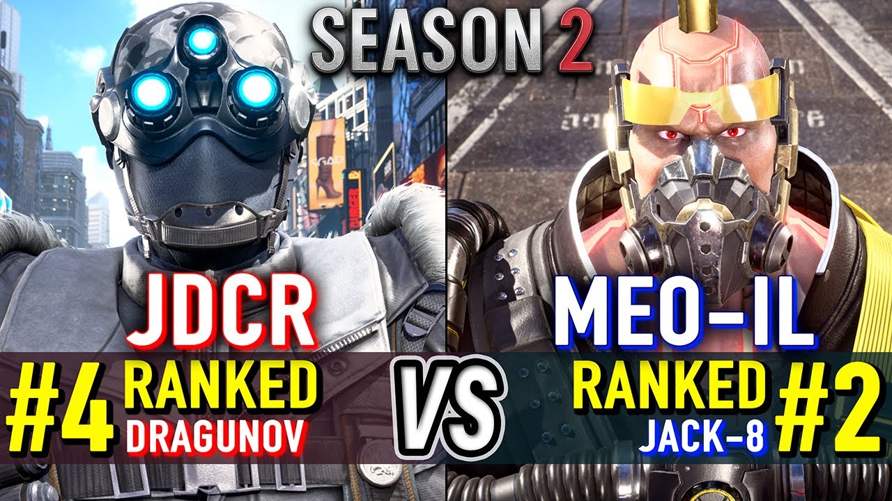 T8 🔥 JDCR (#4 Ranked Dragunov) vs MEO-IL (#2 Ranked Jack-8) 🔥 Tekken 8 High Level Gameplay