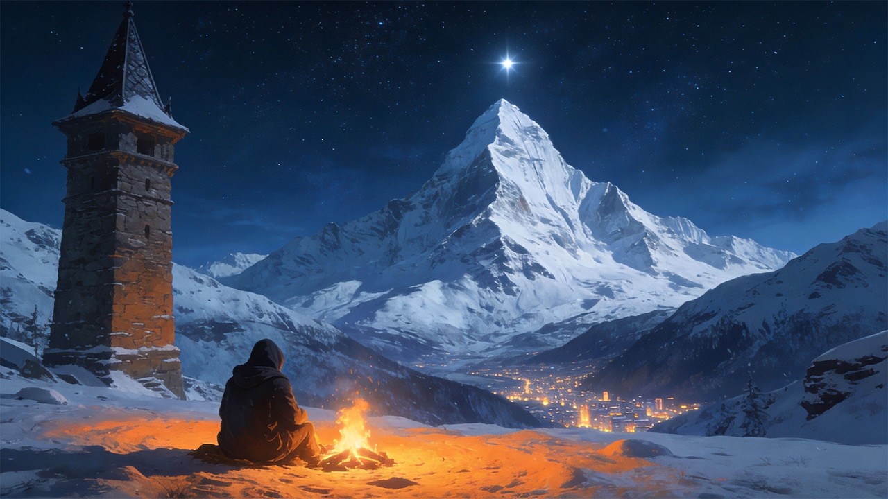 Ranger’s Vigil | Peaceful Medieval Fantasy Music & Mountain Night Ambience