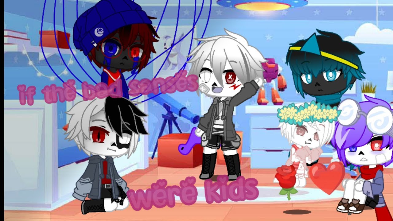 what if the bad sanses were kids👀🌹 part one ??💞