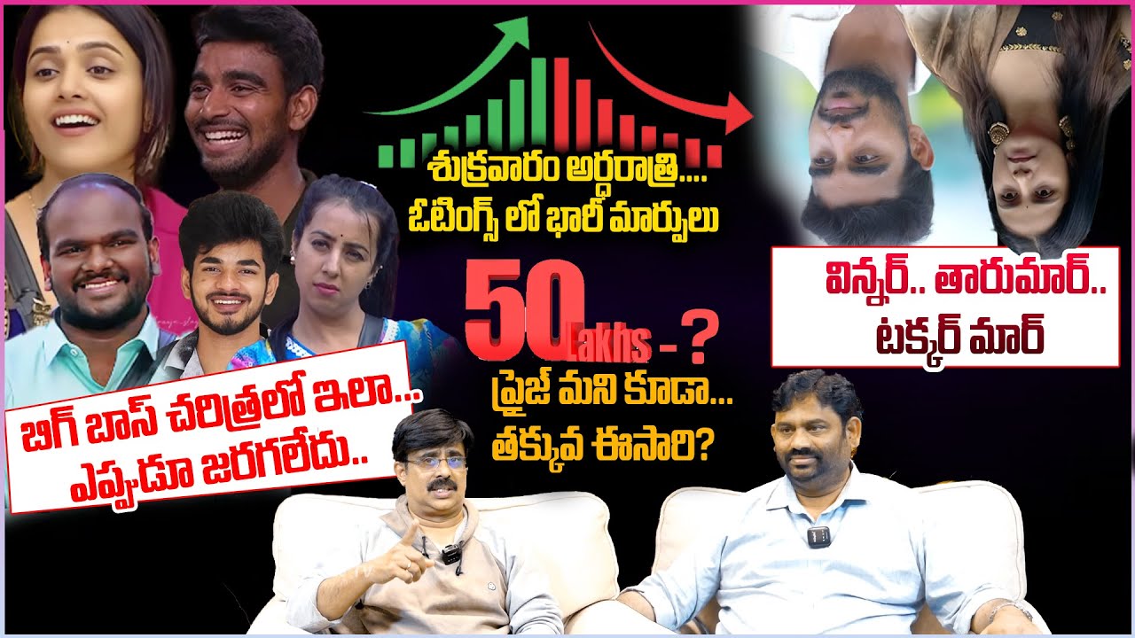 బిగ్ బాస్ చరిత్రలో ఇలా ఎప్పుడూ జరగలేదు.. విన్నర్.. తారుమార్ టక్కర్ మార్    #bb9teluguwinner #bb9