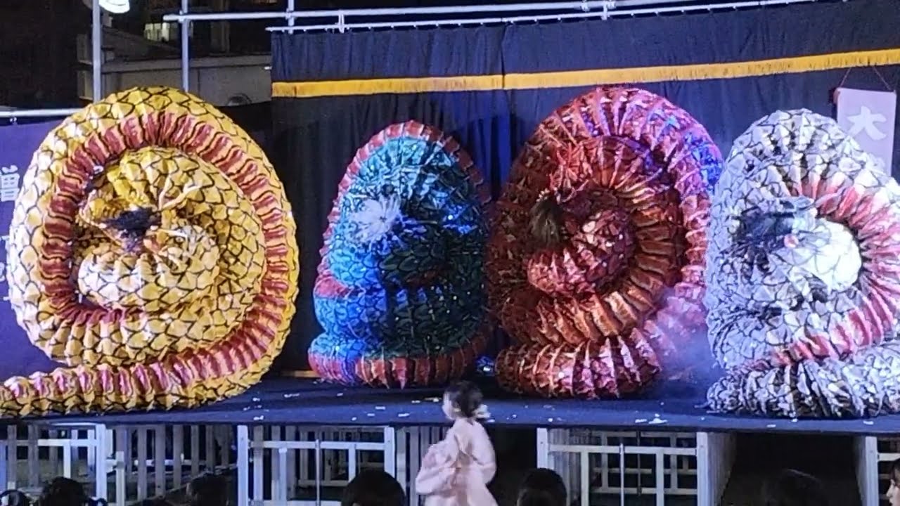 万博でも演じられた #益田市 の #石見神楽 の人気演目 「#大蛇」 の迫力ある演目を5つに分けて新しく掲載しました。見て！ その１ #益田ゆかたまつり前夜祭にて