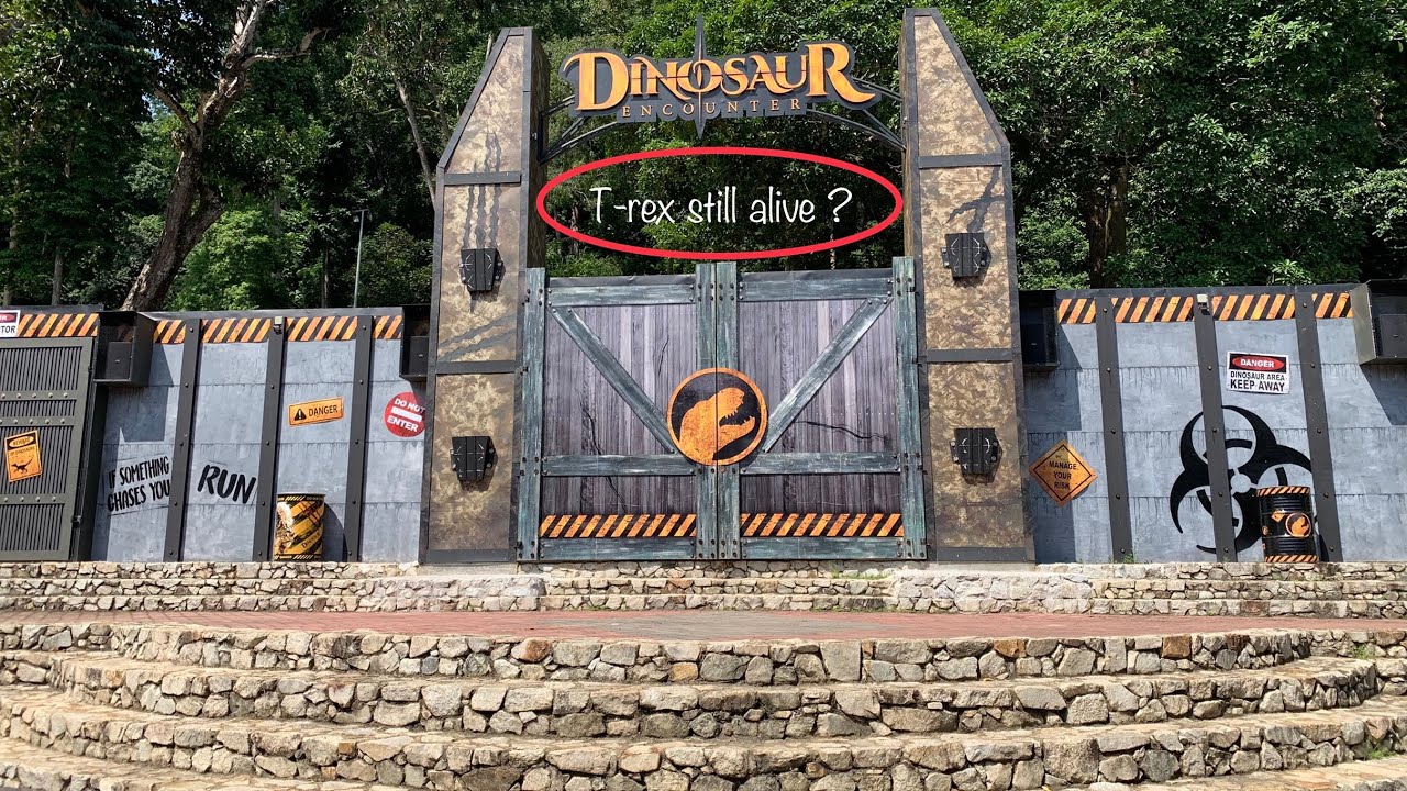 T-REX STILL ALIVE ? | Dinosaur Encounter @ Zoo Teruntum Kuantan, Pahang
