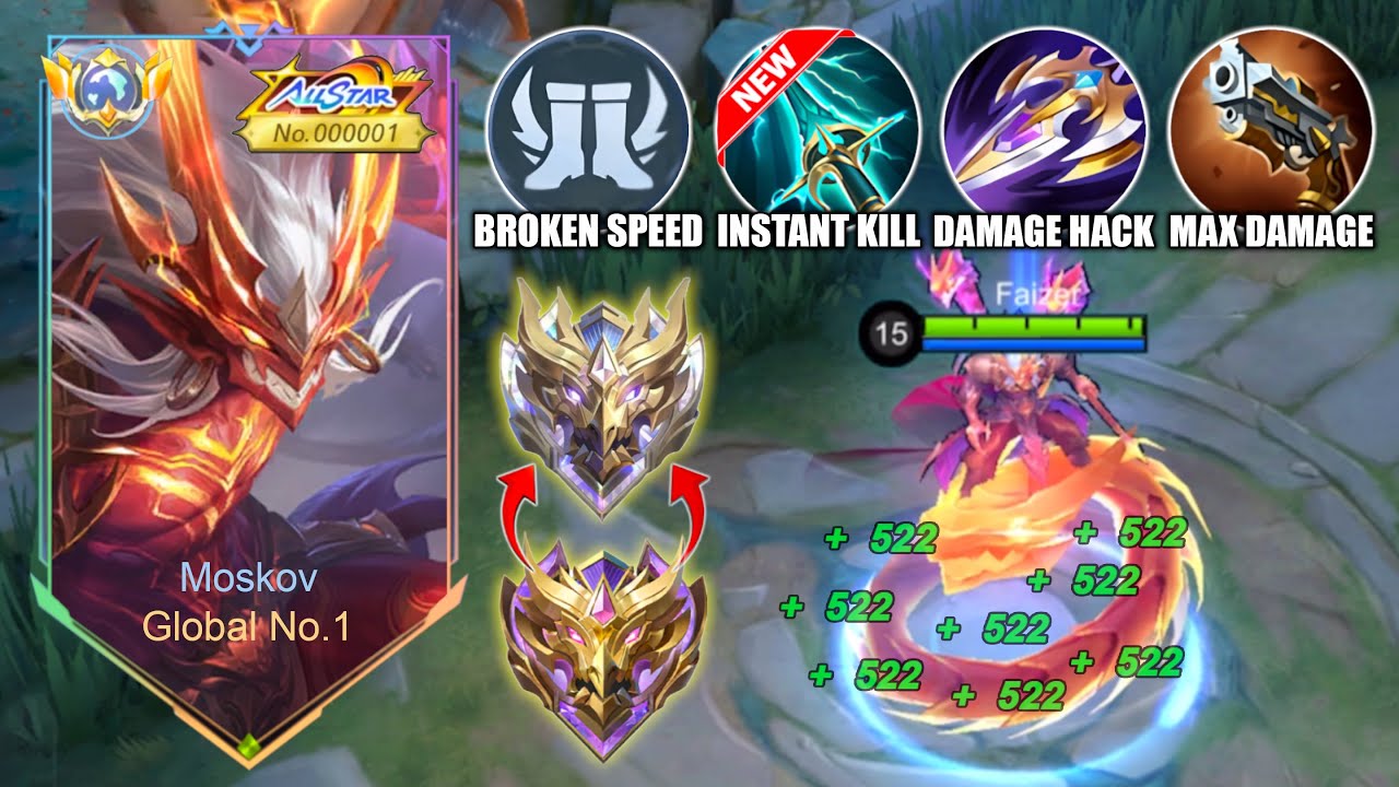 MOSKOV BEST GUIDE TO RANK UP FASTER IN 2025! (recommended build and emblem) - MLBB