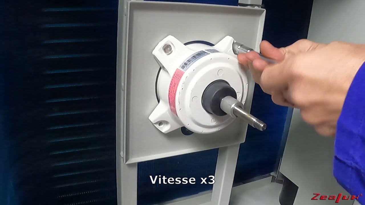 Démontage moteur ventilation PAC INVERTER