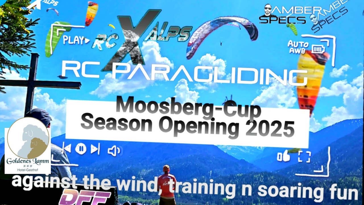 RC-Paragliding: Moosberg-Cup 2025 DFF RC-xAlps Turnpoint 1