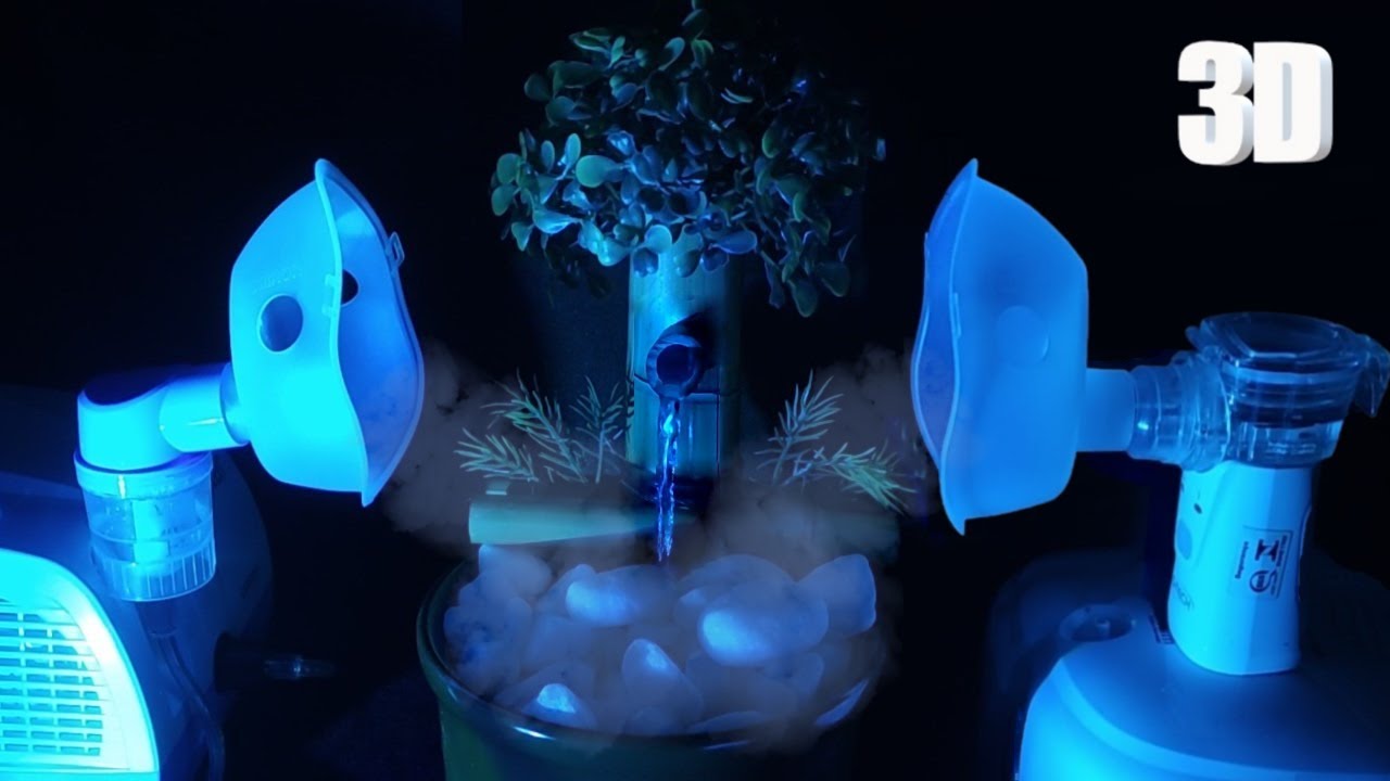 Двойной ASMR Aerosol 3D и звук воды | Лучший белый шум для сна и отдыха