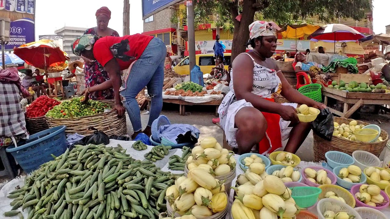 SHOPPING IN CHEAPEST FOOD MARKET IN GHANA, ACCRA
