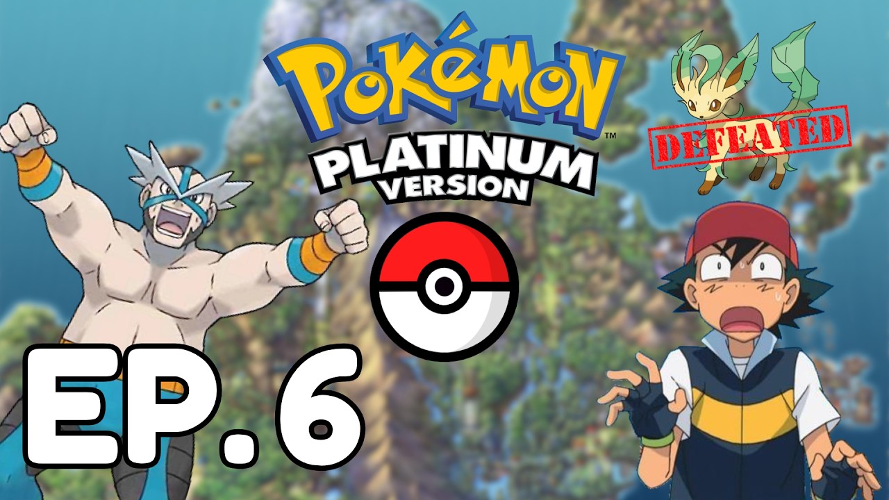 I LOST against a WATER Gym while using my LEAFEON - PKMN PLATINUM EP6
