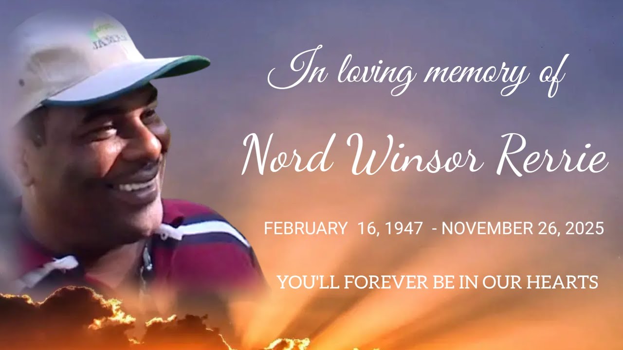 Funeral Service For The Late: Nord Winsor Rerrie