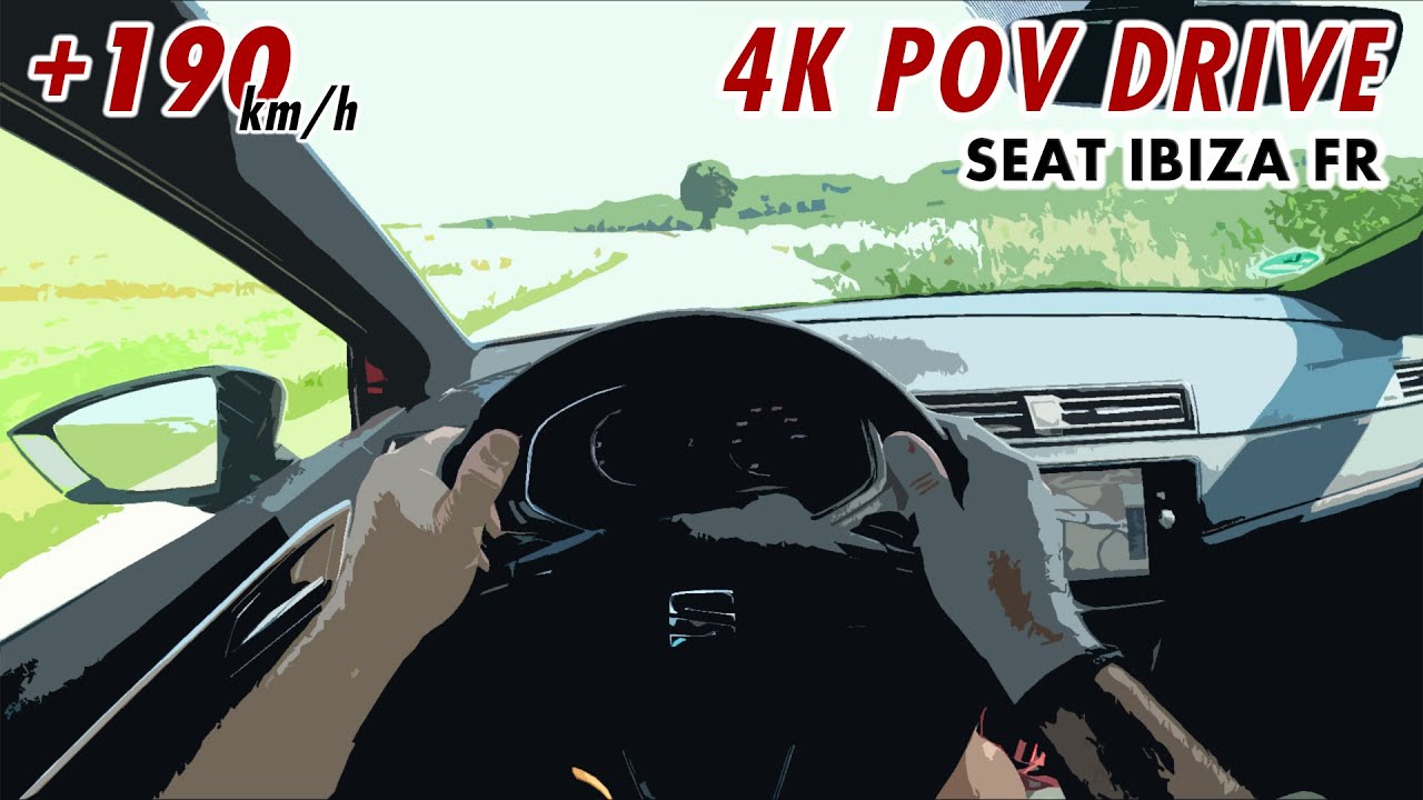 2020 SEAT IBIZA FR (115 hp) 4K POV TEST DRIVE On-Board Autobahn Top Speed Review