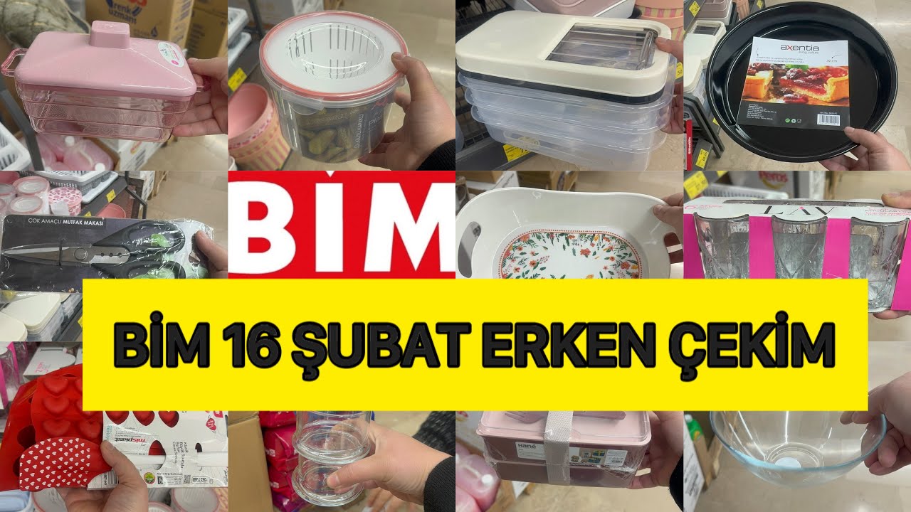ERKEN ÇEKİM | BİM 16 ŞUBAT 2024 | BİM BU CUMA ÇOK GÜZEL KAÇMAZ | BİM AKTÜEL ÜRÜNLER |