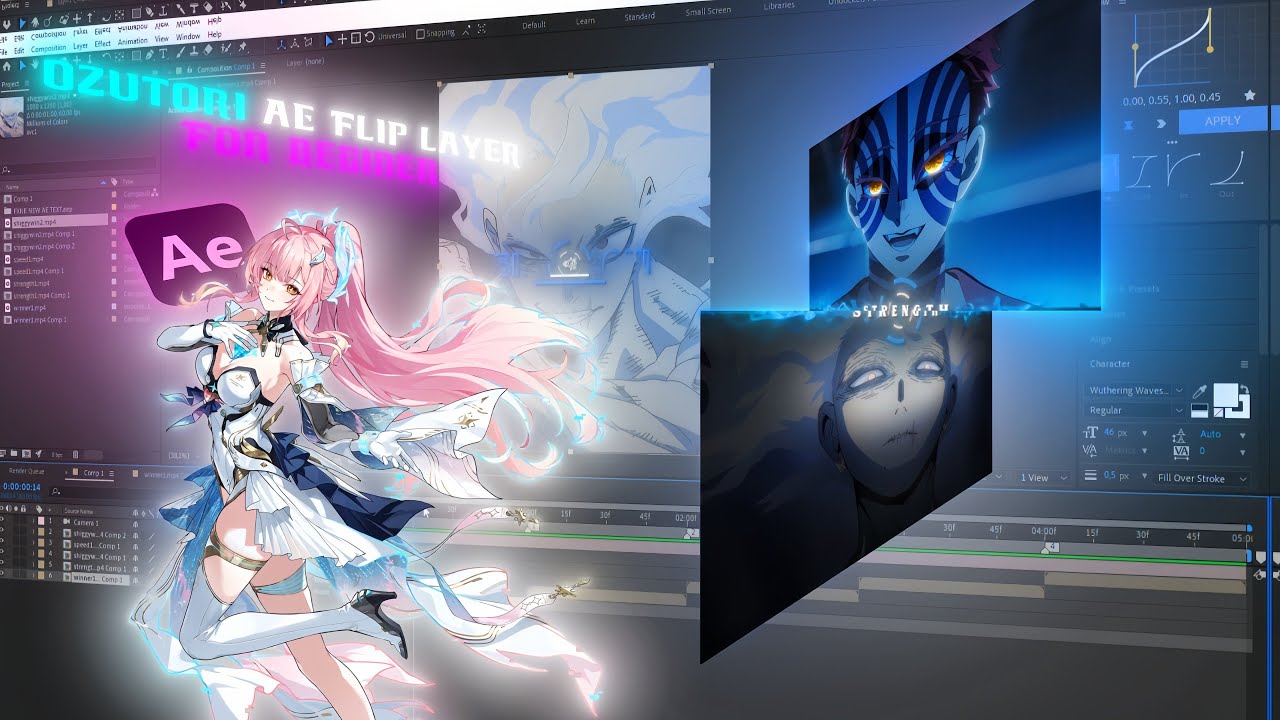 Ozutori's AE Flip Layer For Beginer WIS // Tutorial