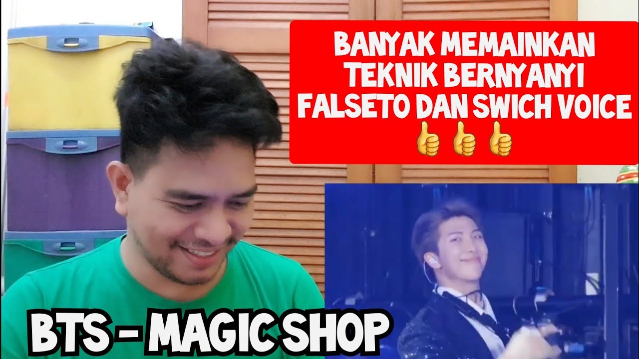 Guru Vocal Komentari BTS - MAGIC SHOP | LIVE CONCERT (Reaction)