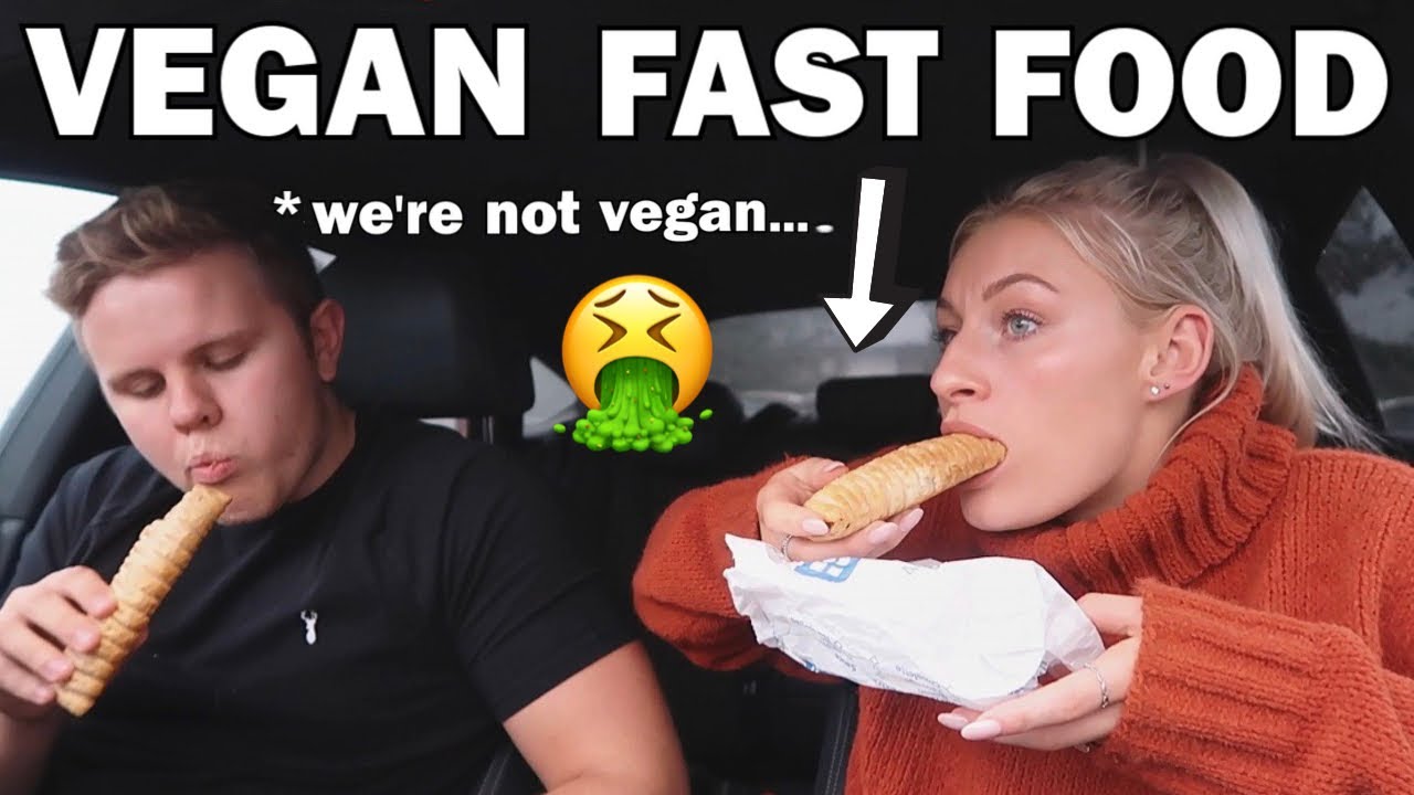 TRYING VEGAN FAST FOOD *We're not vegan*