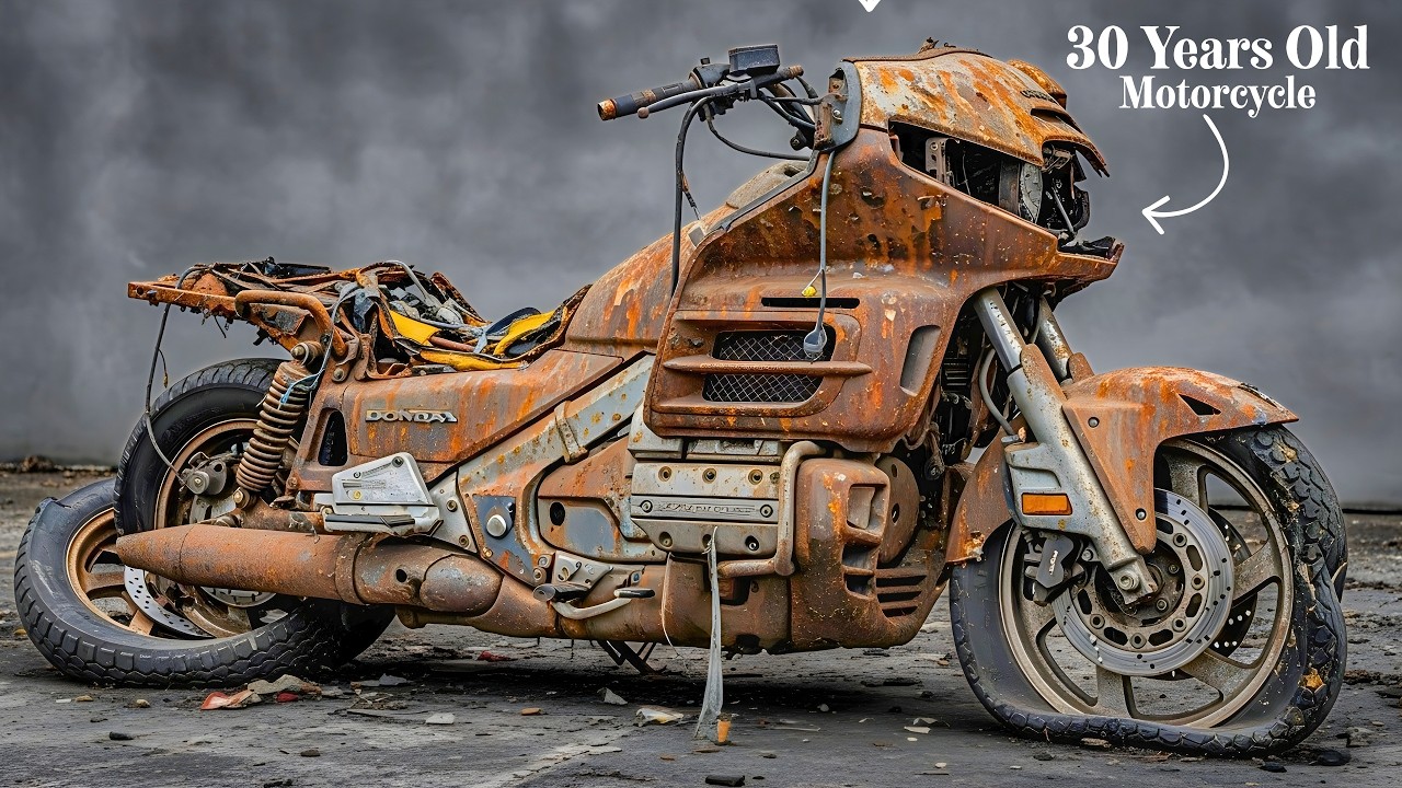 Full Restoration 30-Year-Old Honda Gold Wing! ASMR Vehicle Restoration