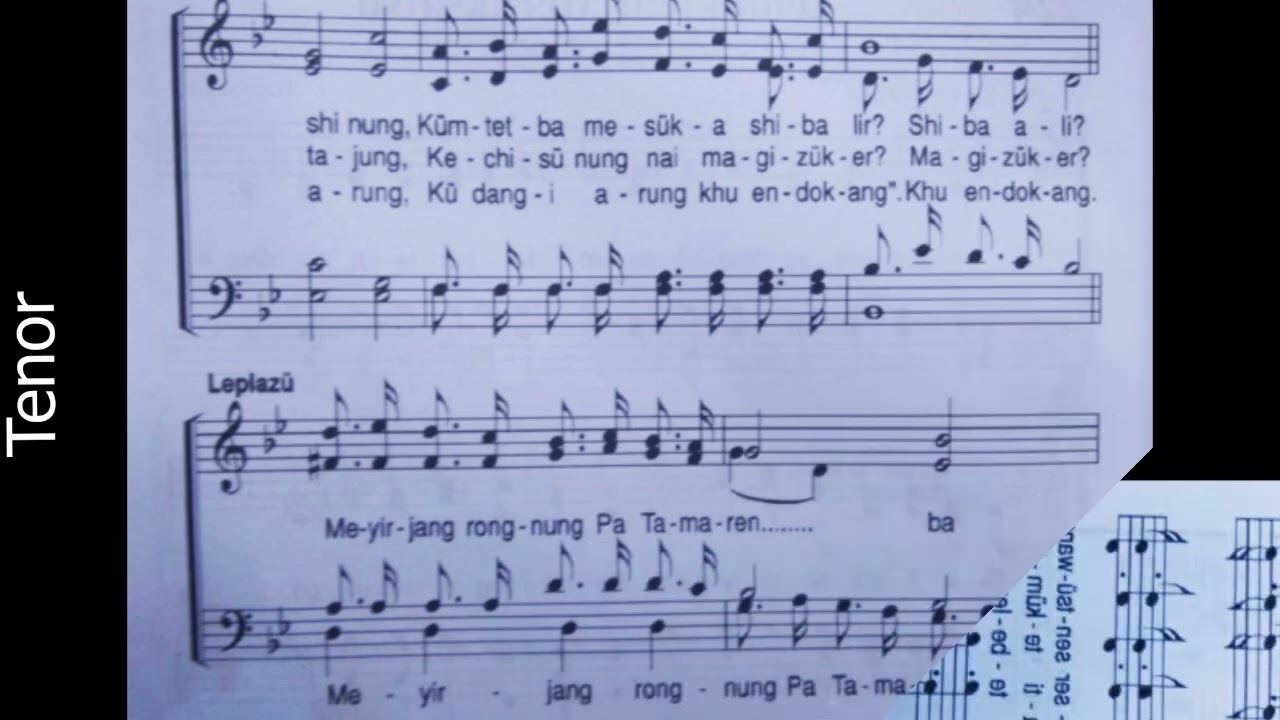 Ao hymnal no. 225 || Onsara Tajung { altogether lovely} all parts instrumental