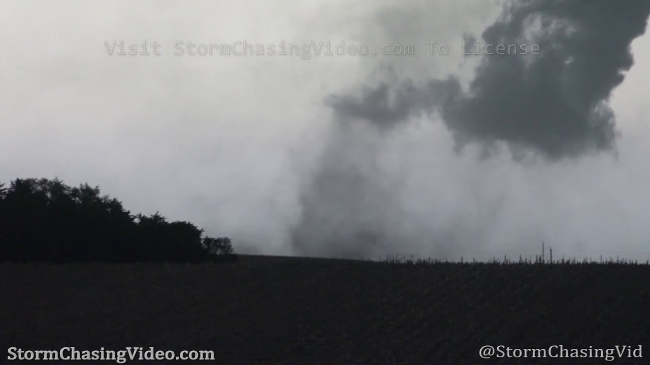 Tornadic Supercell and Funnel Cloud, Arnold, NE - 6/8/2020