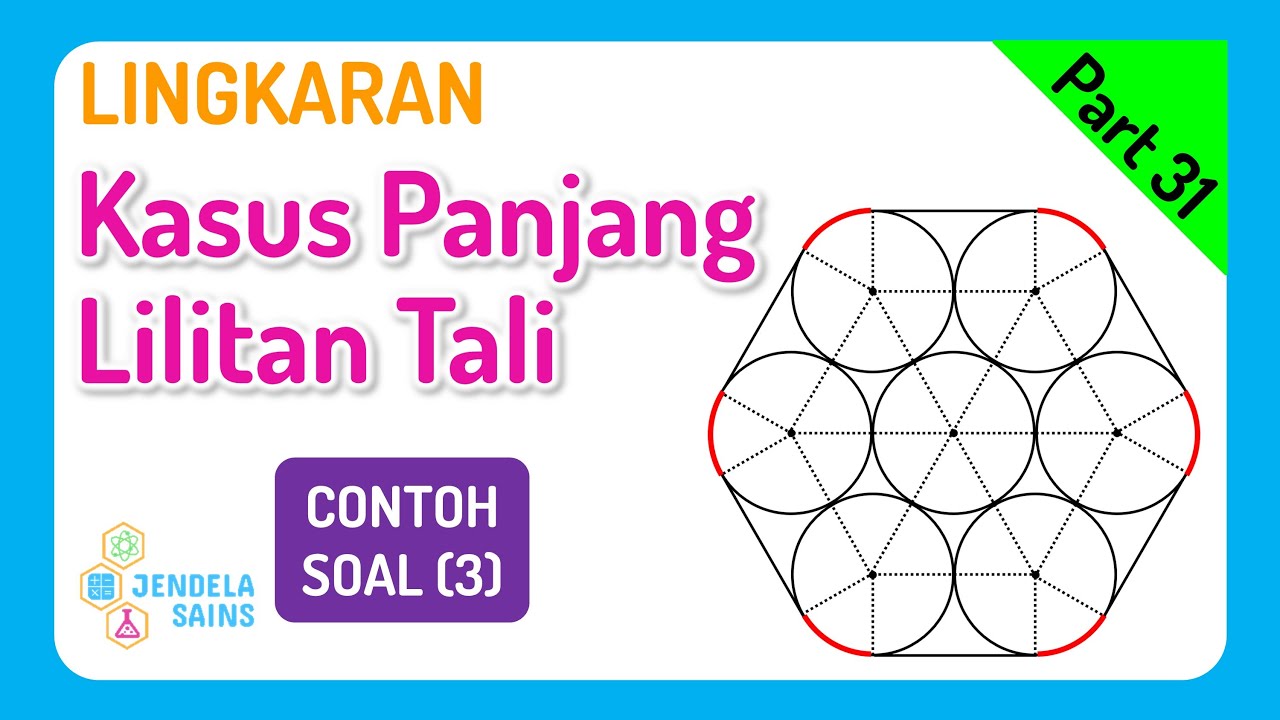 Lingkaran • Part 31: Menentukan Panjang Lilitan Tali Lingkaran (Contoh Soal 3)