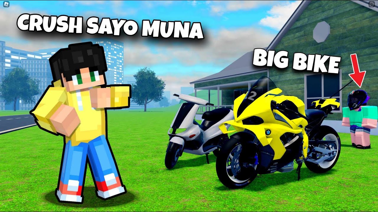 PINAHIRAM KO ng BIG BIKE si CRUSH Kapalit ng MABAGAL na MOTOR sa ROBLOX