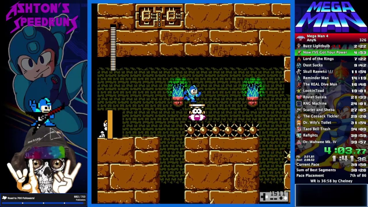 Pharaoh Gold (2:30.32) - Mega Man 4 Any%